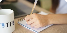 escribiendo